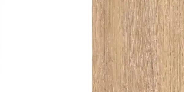 PA01PA07 - White melamine/Amber oak edging