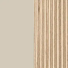 PA19PA15 - Sand grey melamine/Oak plywood edging