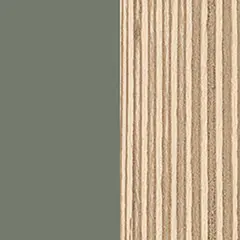 HA27PA15 - Dusty green/oak plywood edging